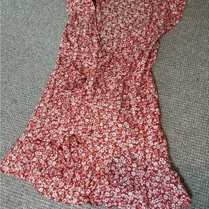 Abercrombie & Fitch Rust and White Floral dress